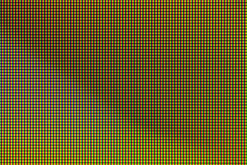 Closeup LED diode from LED TV or LED monitor computer screen display panel.