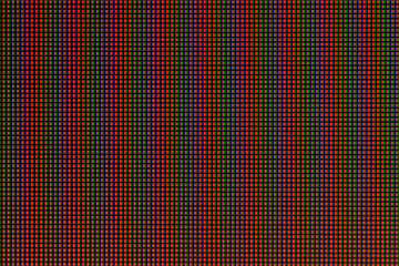 Closeup LED diode from LED TV or LED monitor computer screen display panel.