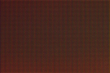 Closeup LED diode from LED TV or LED monitor computer screen display panel.