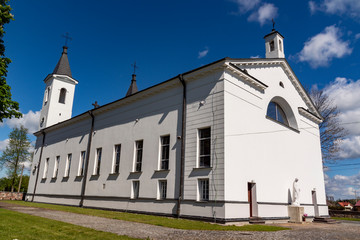 Obraz premium Kościół Świętych Apostołów Piotra i Pawła w Zabłudowie, Podlasie, Polska