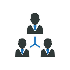 Business leader icon