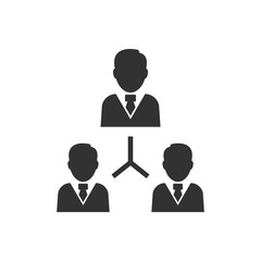 Business leader icon