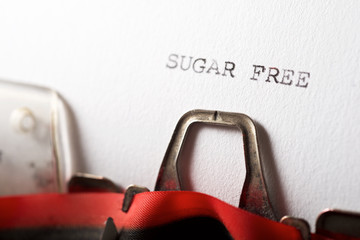 Sugar free concept view