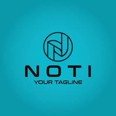 Letter N vector logo design template inspiration