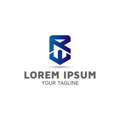 RW vector logo design template inspiration