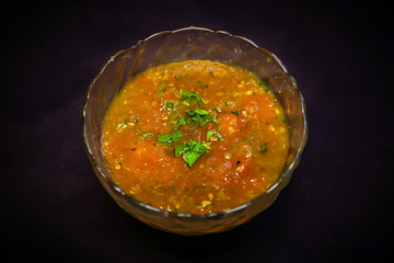 Tomato Pickle Salsa Dip