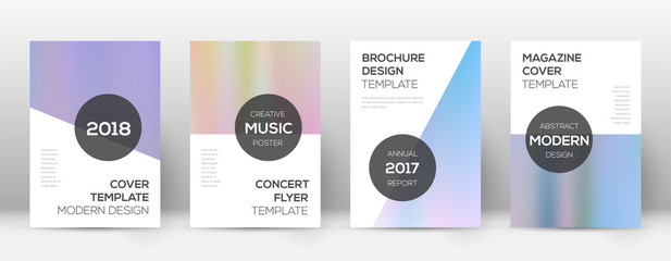 Flyer layout. Modern bold template for Brochure, A