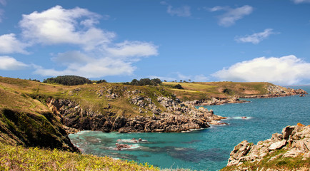 Fototapeta premium Beuzec- Cap-Sizun. La pointe de Kastel Koz. Finistère. Bretagne