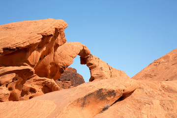 Stone arch in the Valley of fire