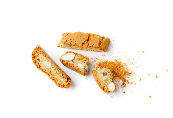 Biscotti Di Prato, Cantuccini or Cantucci Shortbread with Almond