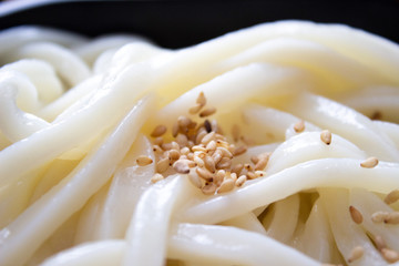 ざるうどんのクロースアップ