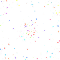 Festive confetti. Celebration stars. Colorful star