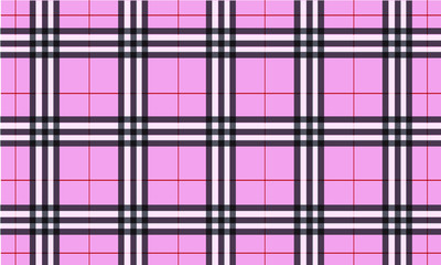 Pink Burberry style Tartan Pattern	