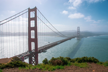 Fototapeta na wymiar Golden Gate Bridge - San Francisco California