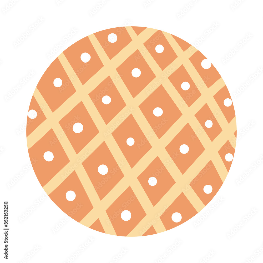 Poster lines and points organic pattern block style