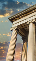 Doric Columns and Dental Trim