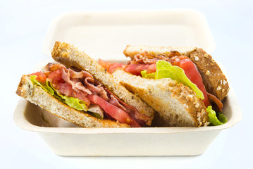 A BLT is a type of sandwich, named for the initials of its primary ingredients, bacon, lettuce and tomato