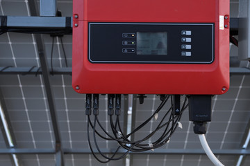 Solar battery management system. Controller of power, charge of the solar panels. Solar tracker.