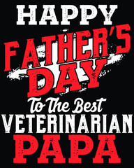 Father's day t-shirt for the son/daughter of Veterinarian