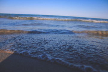 Onde del mare primo piano