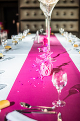 Décoration de table de mariage