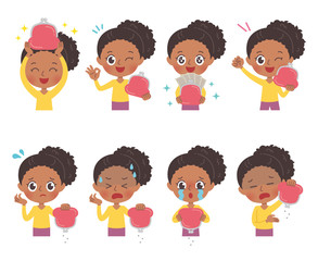 cute type african mom_wallet