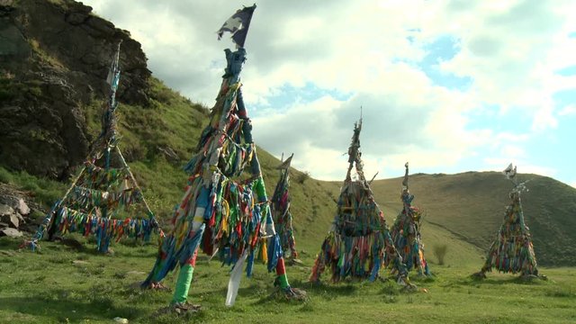 Mongolian landscapes and heatlands with wild horses and shamanic sanctuaries.