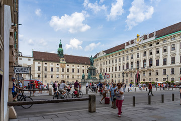 Naklejka premium Pałac Hofburg w Wiedniu Wien, Austria.