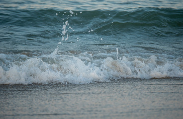 wave splash sea beach macro