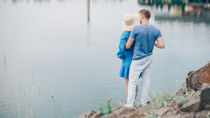 Man and woman posing. Couple in love. Love photo. Couple. Happy day. Happiness. Concept. Male. 