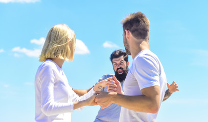 Cause for suffering. If any of you has reasons why these two should not be married speak now or...