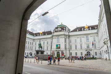 Austrian National Library in Vienna Wien, Austria.