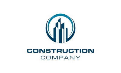 building construction company logo design