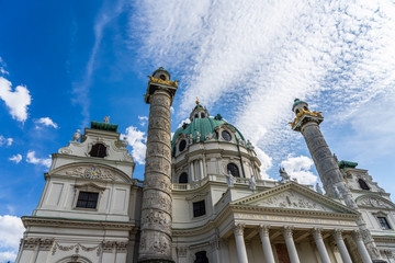 Karlskirche church in Vienna Wien, Austria.