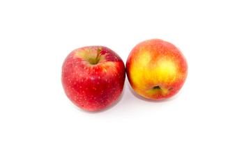 Frische Rote und Reife Äpfel
