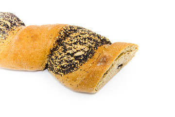 Frisch gebackenes Körnerbaguette 