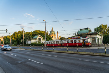 Karlsplatz in Vienna Wien, Austria.