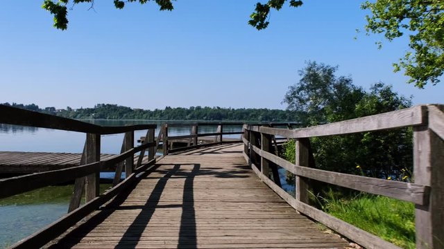 Varese Lake. In the area of Gavirate and Comerio. Italy
