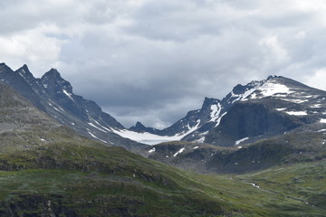 Mountain landscape in Norway
