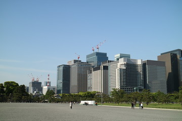 皇居外苑周辺のビル群