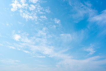 Blue sky or azure sky and cloud background