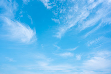 Fototapeta na wymiar Blue sky or azure sky and cloud background