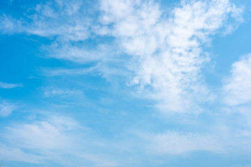 Naklejka na ściany i meble Blue sky or azure sky and cloud background