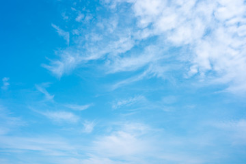 Fototapeta na wymiar Blue sky or azure sky and cloud background
