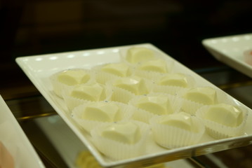 Sweet candy store show window