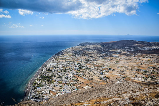 Santorini Island in Greece