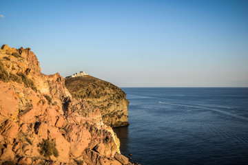 Fototapeta na wymiar Santorini Island in Greece