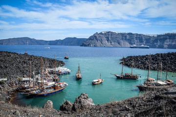 Fototapeta premium Santorini Island in Greece