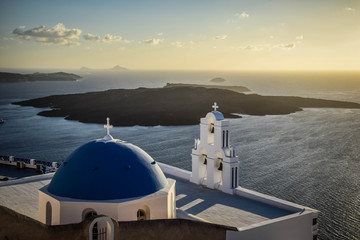 Santorini Island in Greece