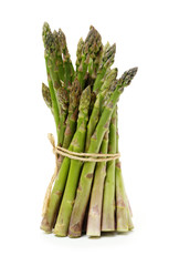 Asparagus on a white background